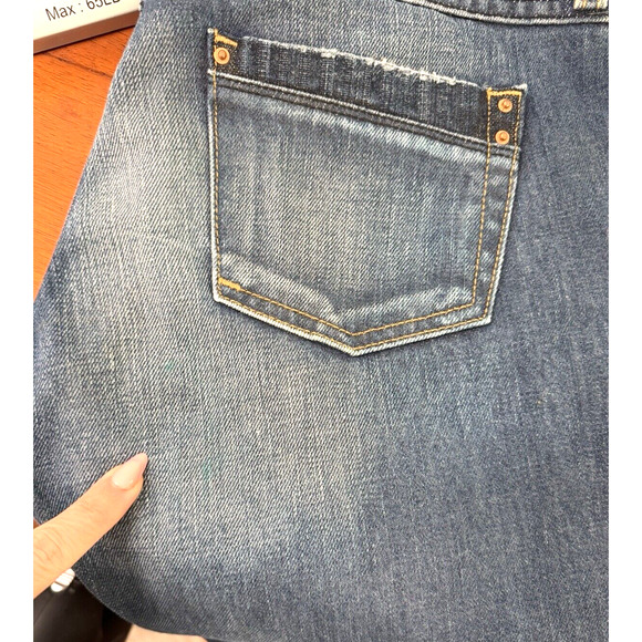Vintage Y2K Diesel Jeans Rigid Low Rise Flare Classic Iconic Designer Retro 28 - Picture 10 of 11